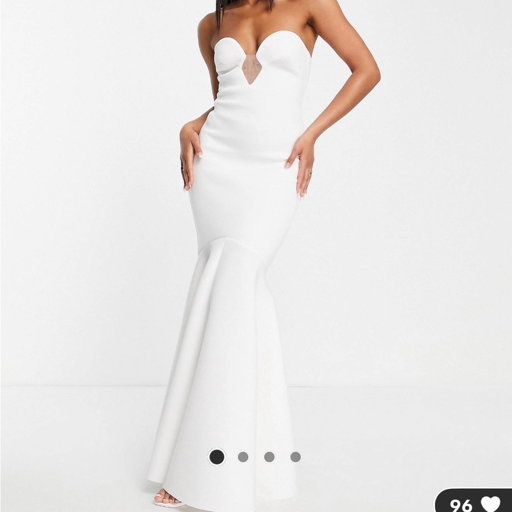 ASOS white maxi dress